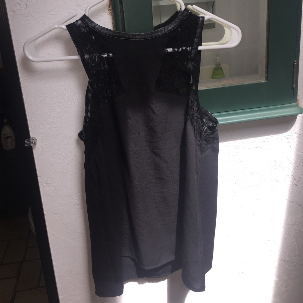 Express black lace and racer tank