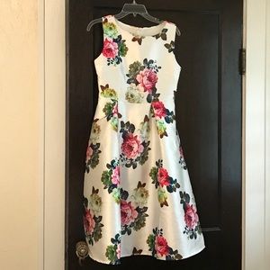 Vintage style floral dress