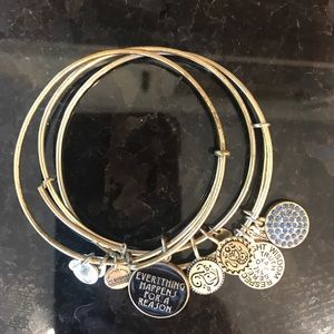3 Alex and Ani Bangle Bracelets!