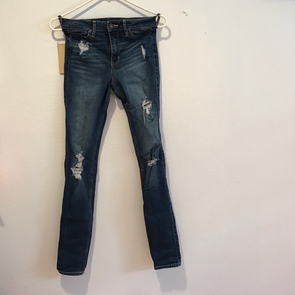 Hollister ripped jeans