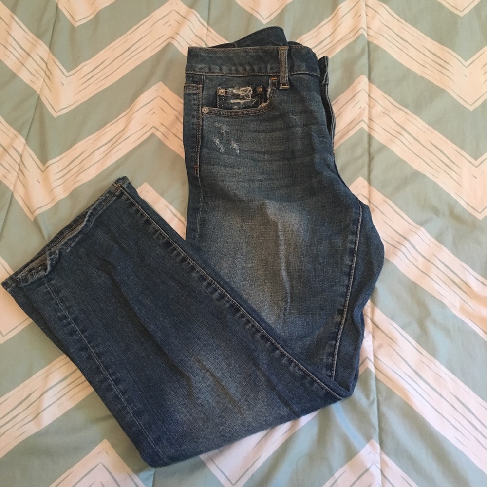 American Eagle destroyed Vintage Flare jeans size8