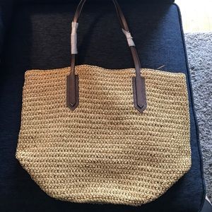J.Crew Straw Bag