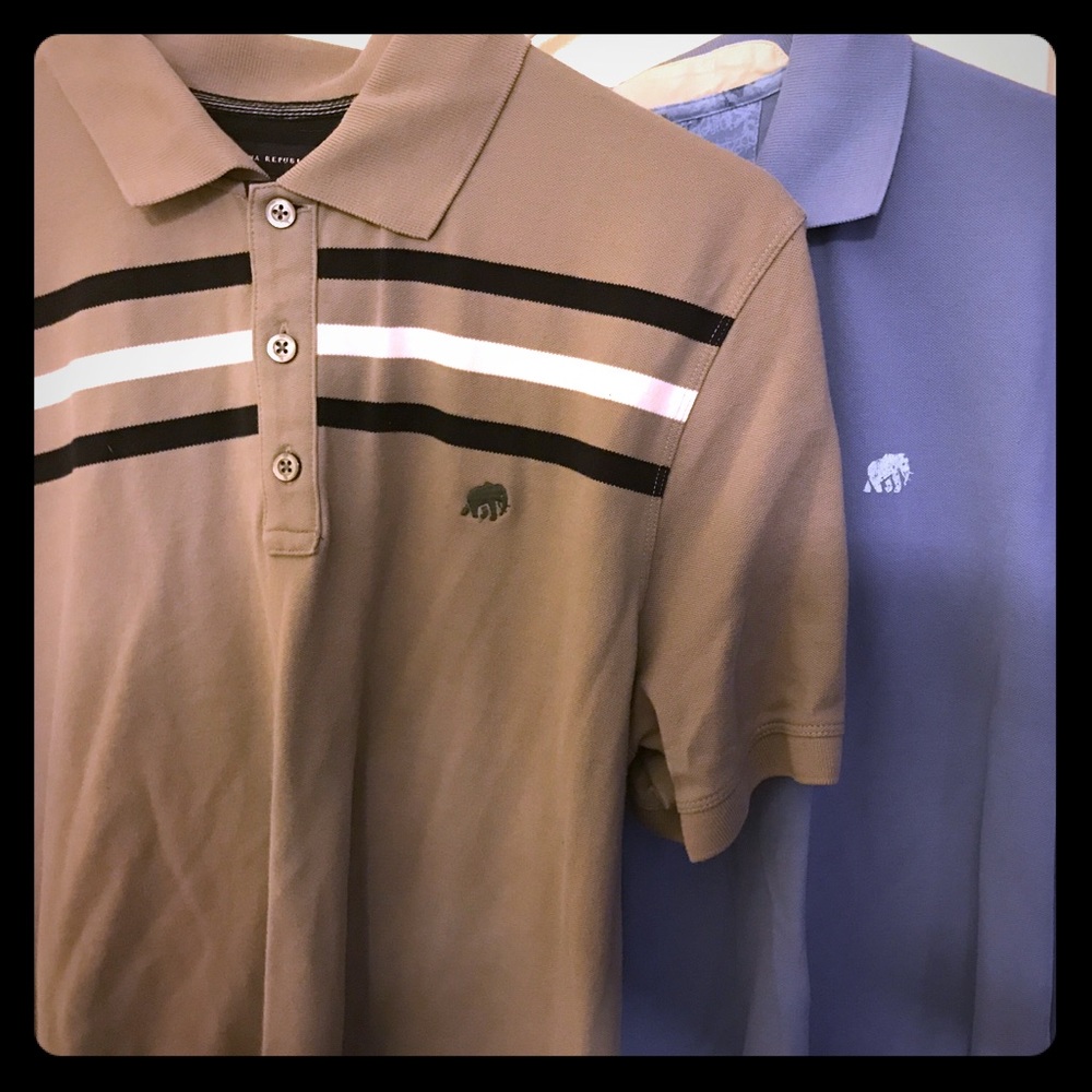 Set of two Banana Republic polos