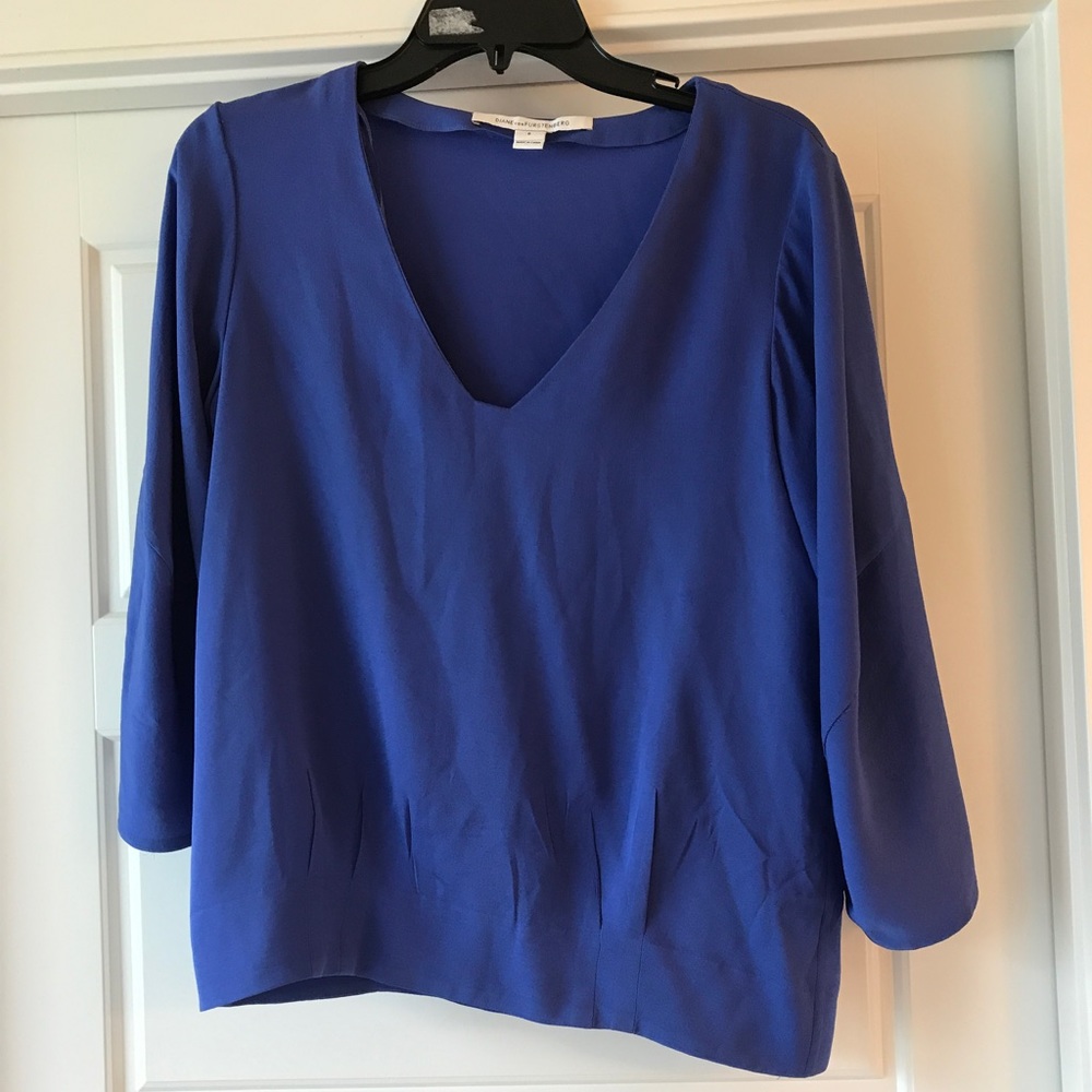 Diane Von Furstenburg silk blouse