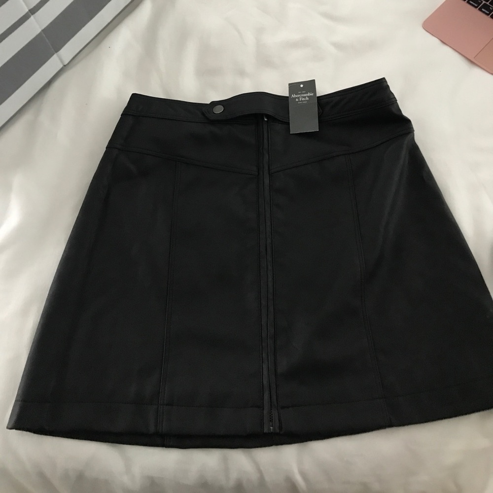 Abercrombie leather skirt