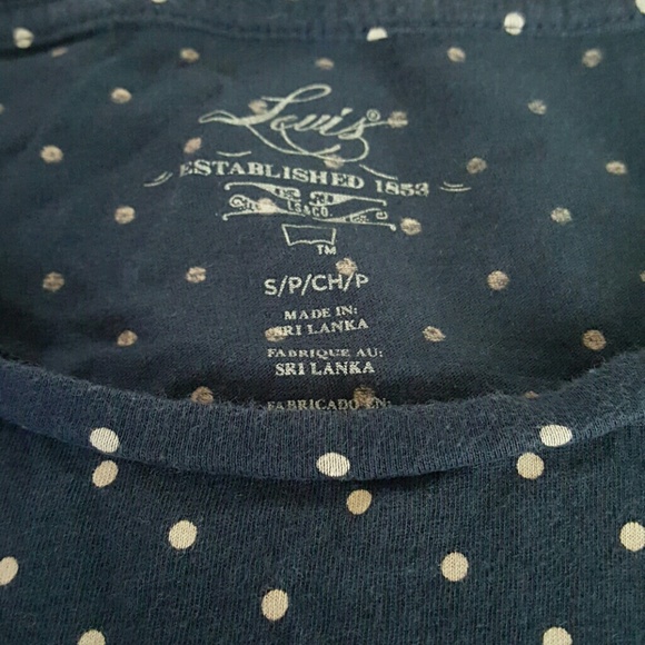 Polkadot Levi blouse - Picture 3 of 3