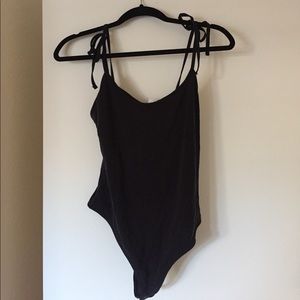 Tie top bodysuit
