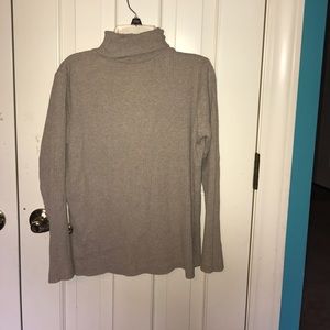 Beige turtle neck