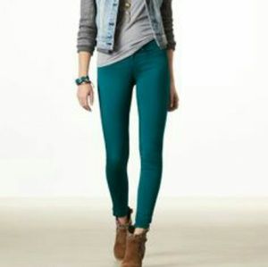 Teal Skinny Jeans