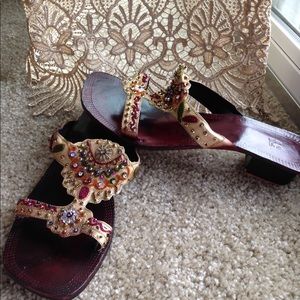 Handmade leather sandal