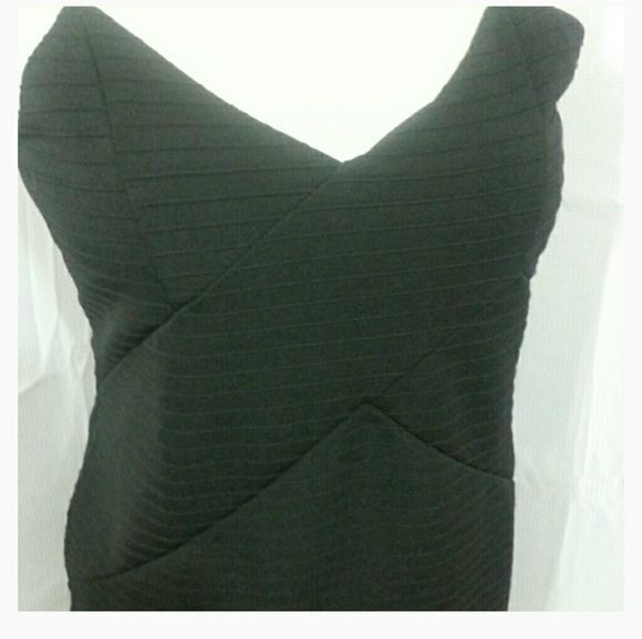ROUGE COLLECTION Black Straps Midi dress. NWT - Picture 4 of 7