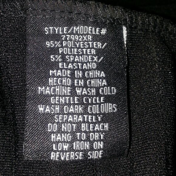 ROUGE COLLECTION Black Straps Midi dress. NWT - Picture 7 of 7