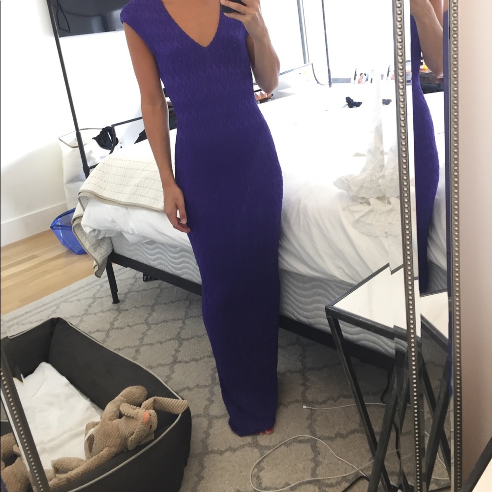 Torn by Ronny Kobo purple dress