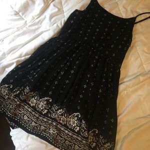 Forever 21 Black Patterned Sundress