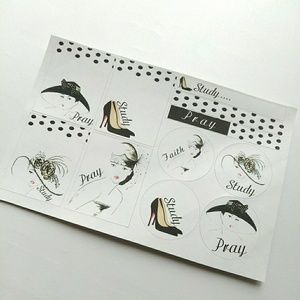 Faith planner stickers