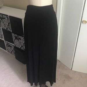 Black maxi skirt