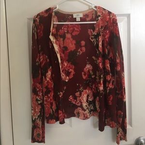 Floral Cardigan