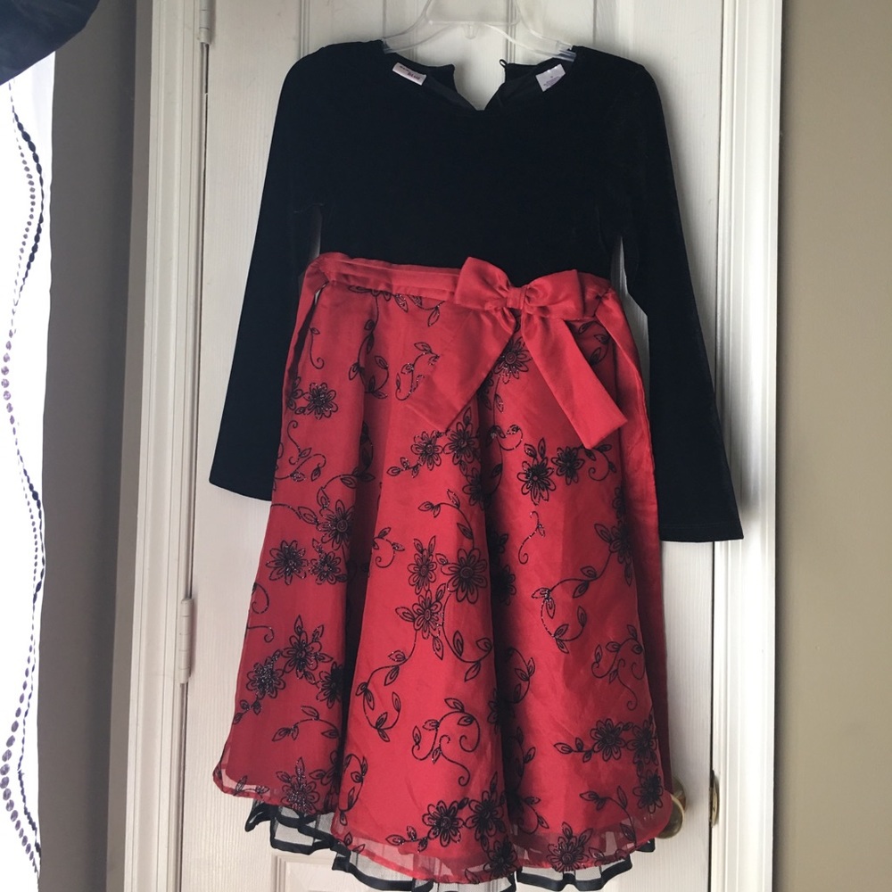 Velvet Top Skirt Dress