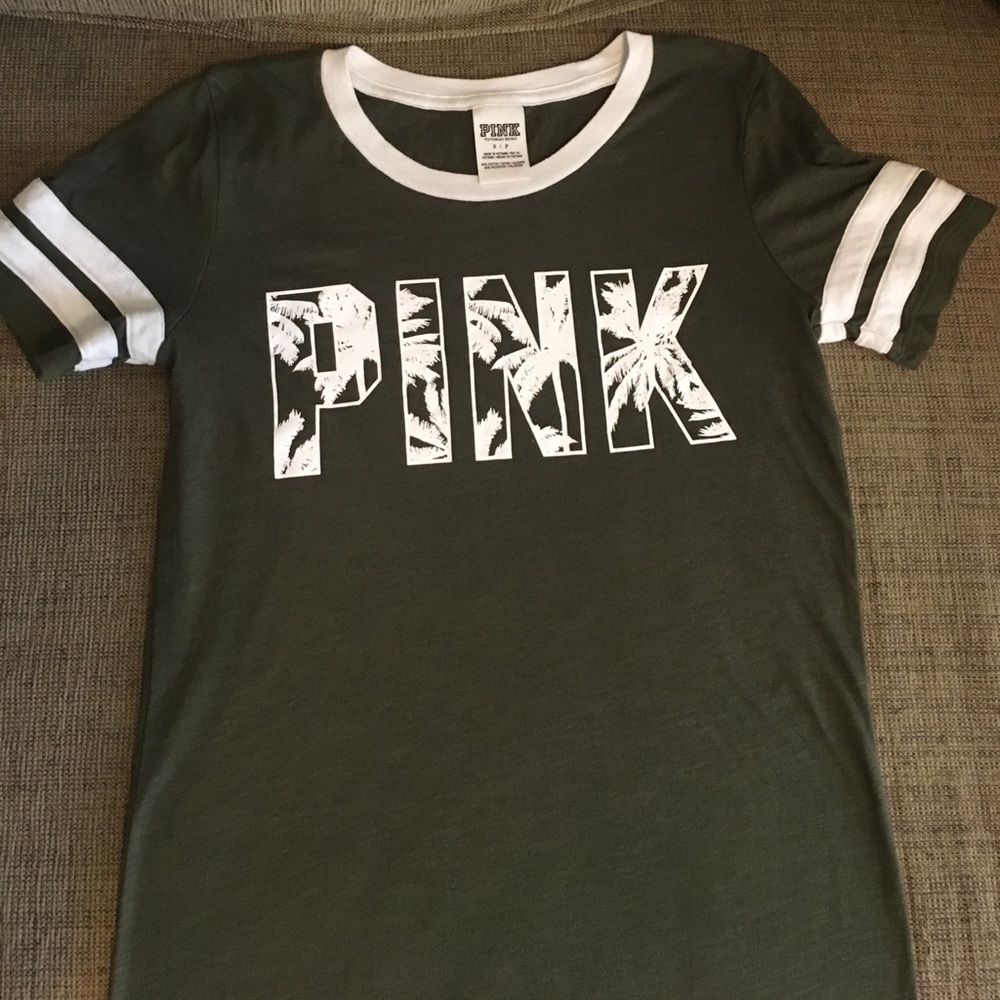 VS Pink Ringer Tee