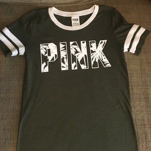 VS Pink Ringer Tee