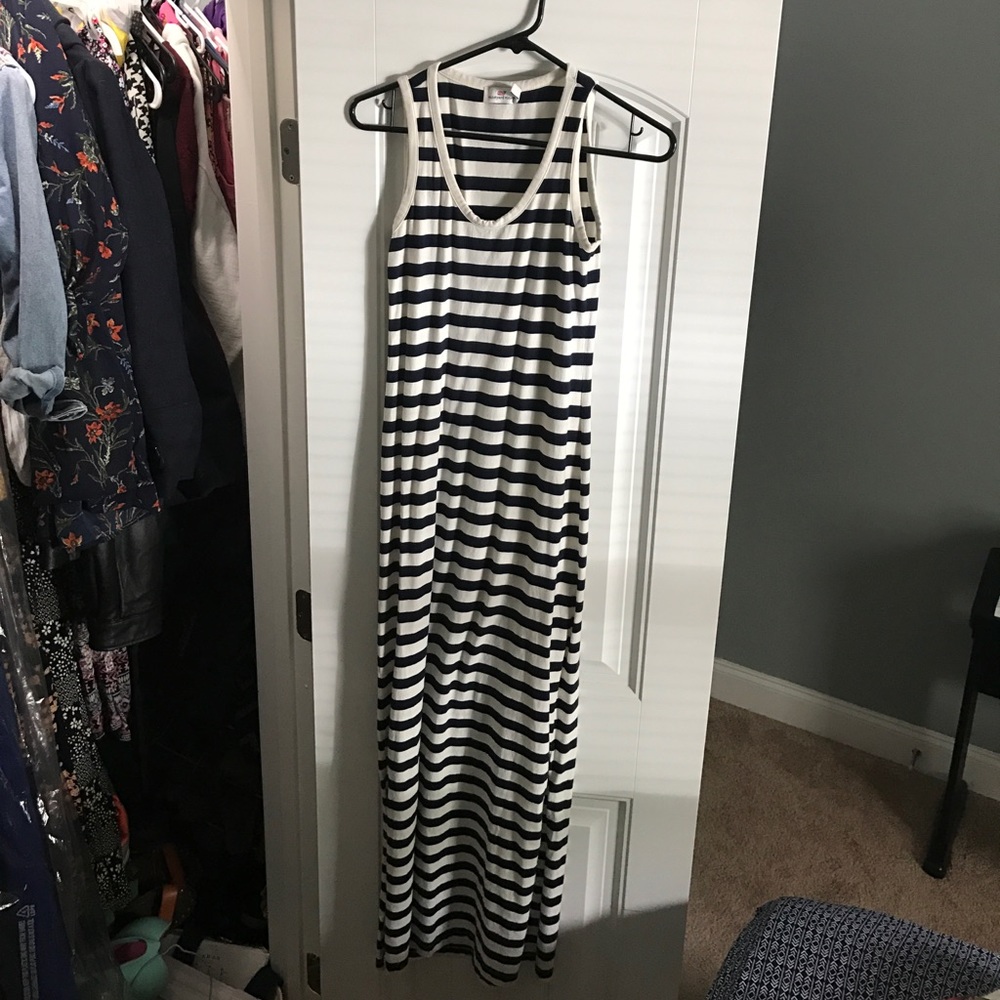 Long striped Vineyard Vines dress