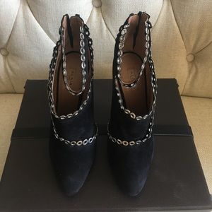 Alaia Low Boots Chamois (Noir + Agent)