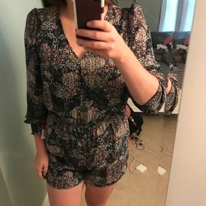 Patterned Romper NWT