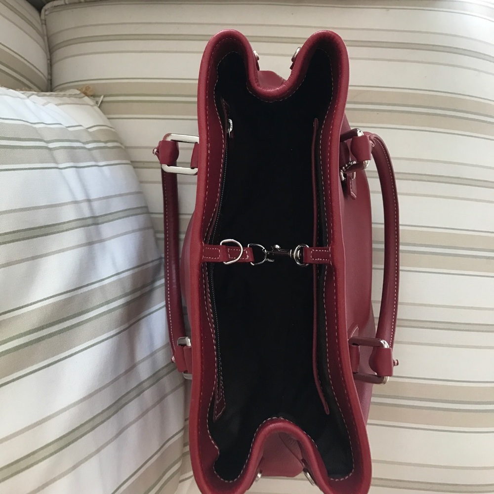 Red Coach Handbag - Picture 4 of 4
