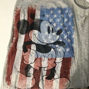 Disney mickey mouse american flag tank top