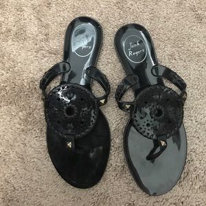 Black Jelly Jack Rogers