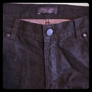 Zara Man Moda Sport Black Jeans