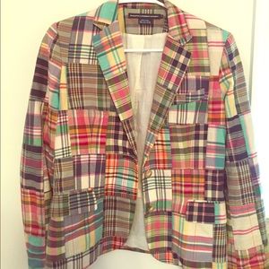 Women's madras blazer. Ralph Lauren sport size 6