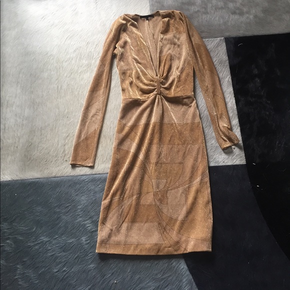 Gold Gucci Dress