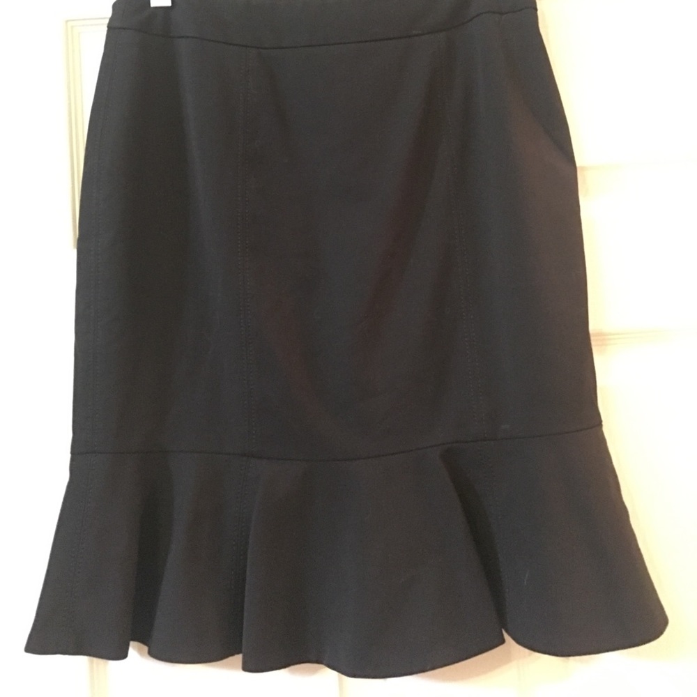 Black skirt from WHBM, size 4.  Great length!
