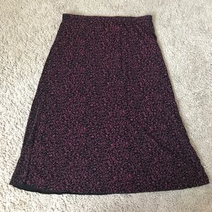 Briggs New York floral skirt