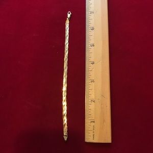 14K gold bracelet from Italy!!! 7in L x 1/5in W