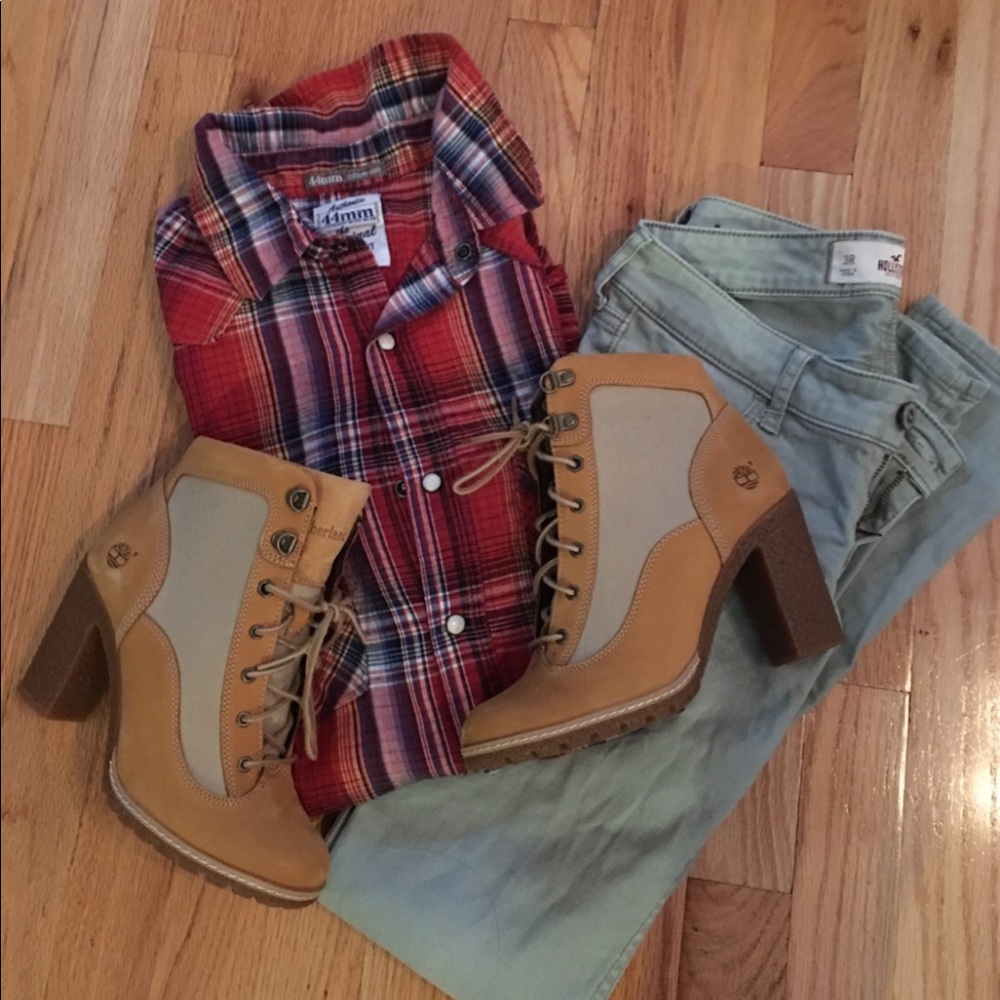 Timberland high heel boots