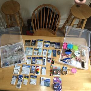 Huge lot of jewelry making items !!!
