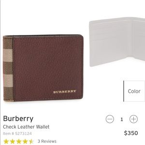 Brand new Burberry wallet for men