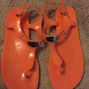 MK jelly sandals