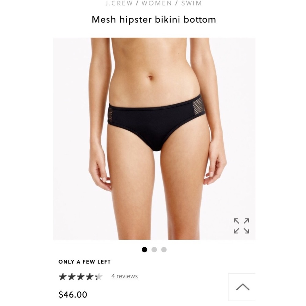 NWT Mesh Hipster Bikini Bottom