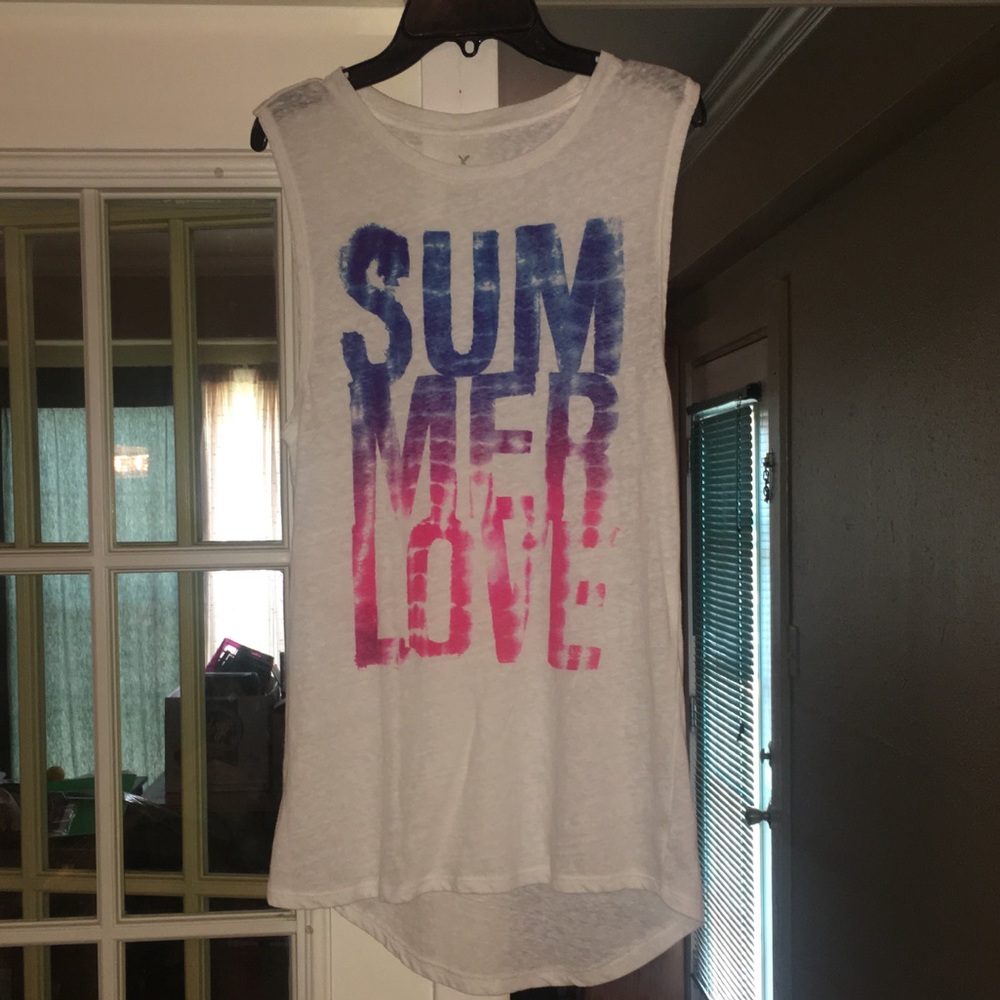 AE Burnout Graphic Muscle Tank