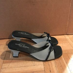 Black and Clear Bow Heels!!