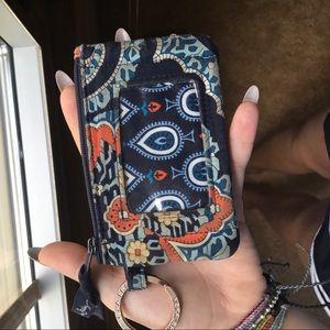 Vera Bradley Zip ID case Marrakesh
