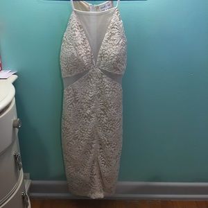 Dry Goods Lace Dress Medium Emerald Sundae