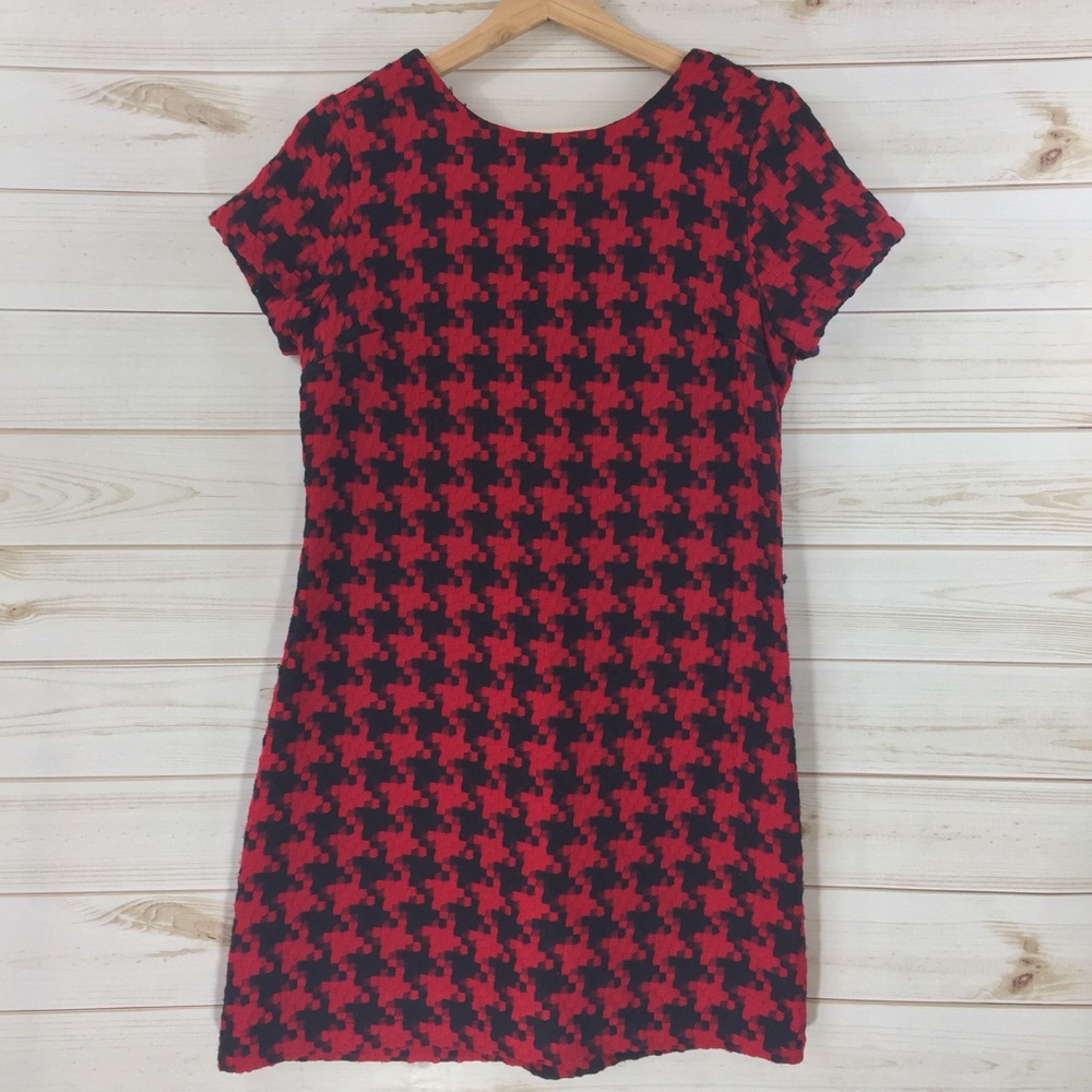 Xhilaration Red and Black Dress