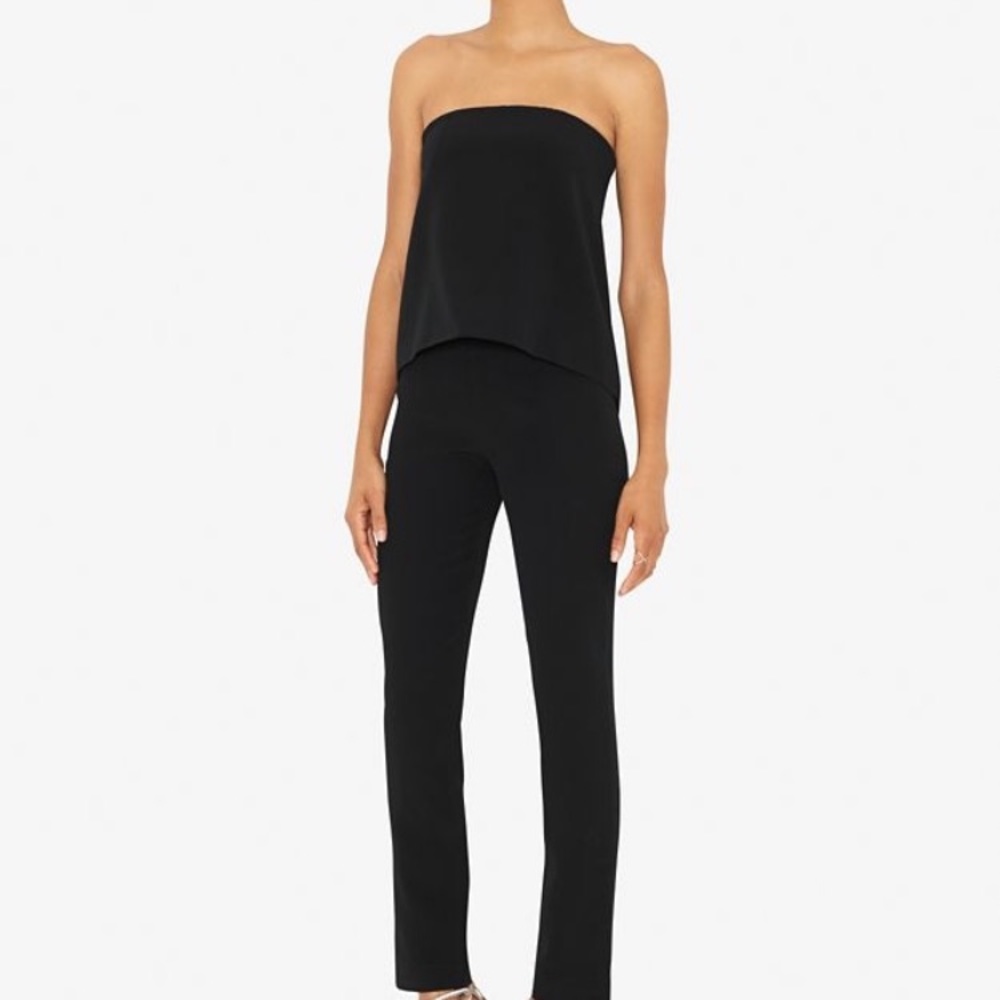 intermix black layered Ibiza jumpsuit