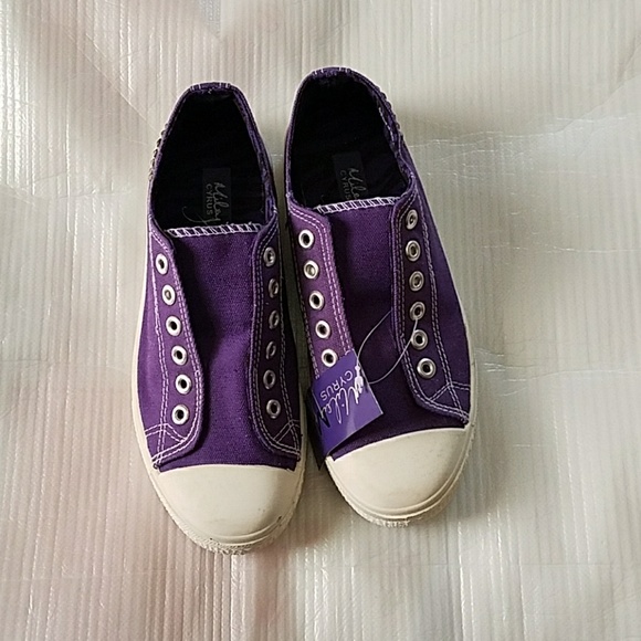 Miley Cyrus & Max Azria purple Slip on shoes - Picture 5 of 7