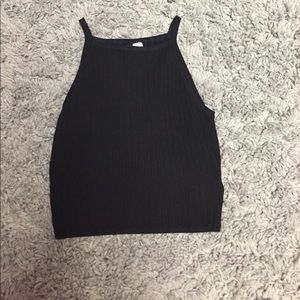 Black tank top