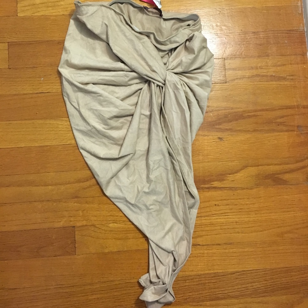 Love Culture Asymmetrical Tan Skirt Small
